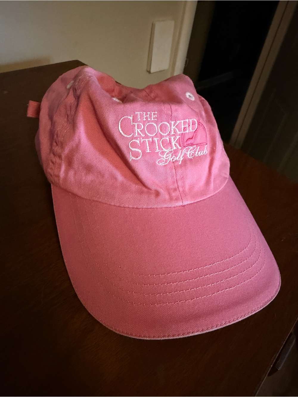 Head Pink Crooked Stick Golf Club Embroidered Baseball Cap